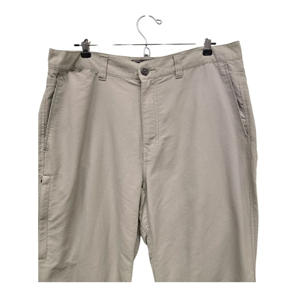 REI Co-op Tan Hiking Pants Mens 34x32 Lightweight Nylon Outdoor Trail